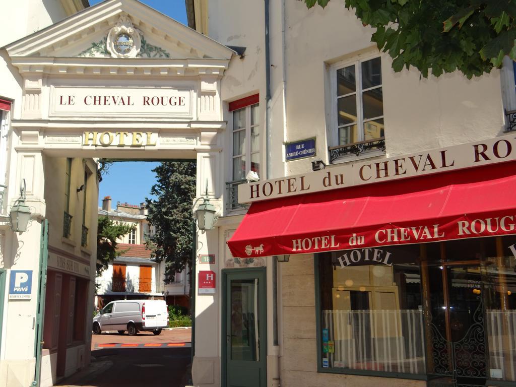 Hotel Du Cheval Rouge Versalles Exterior foto